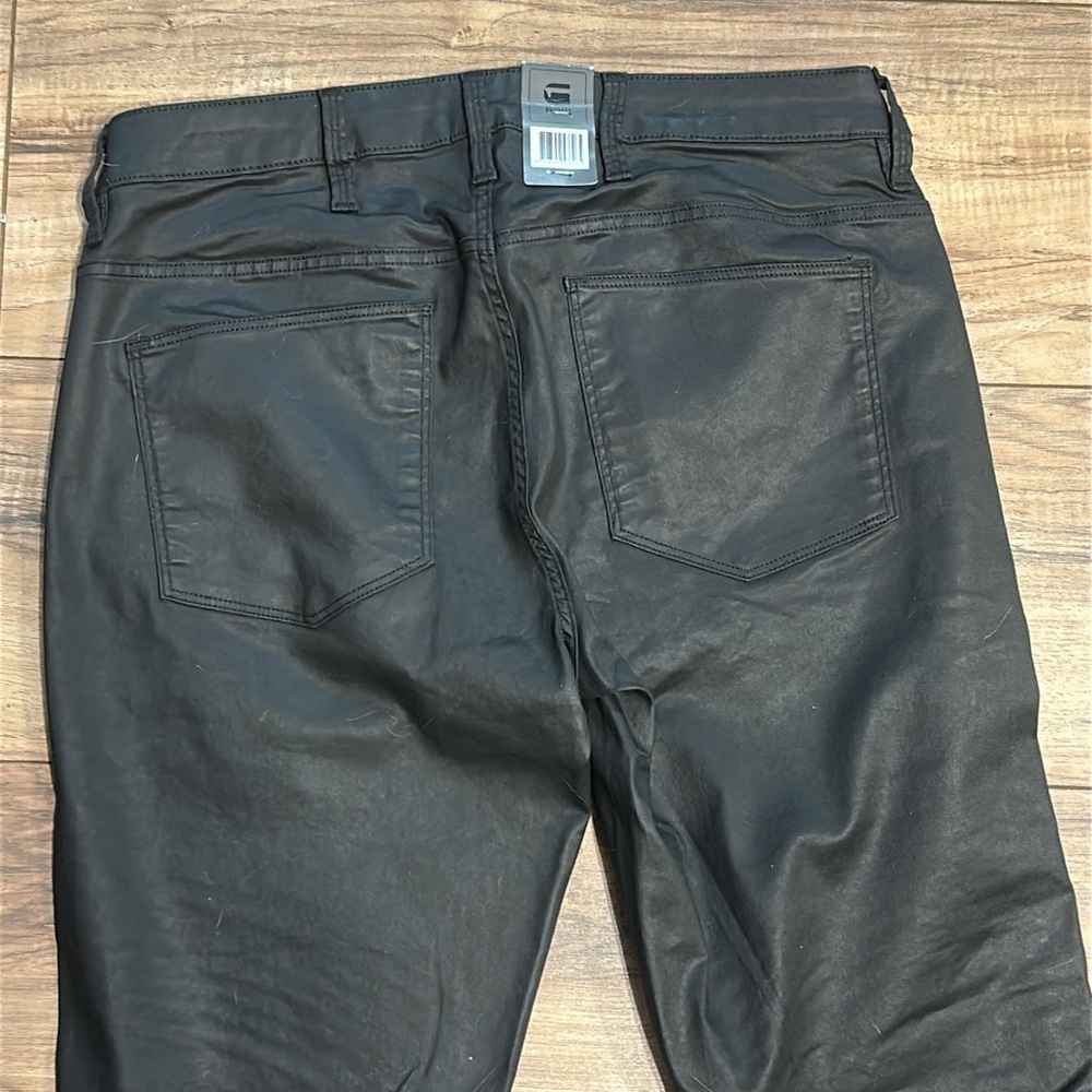 G-Star Raw Rinsed Black Denim Custom mid skinny Jeans. Super stretch, size 30x32 - Picture 6 of 6